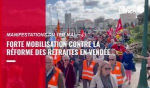 VIDEO. Les manifestations du 1er Mai mobilisent contre la réforme des retraites en Vendée