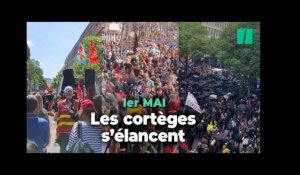 Manifestations du 1er mai : les premières images des cortèges partout en France
