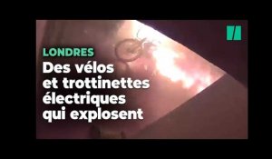 Les pompiers de Londres alertent sur les explosions de batteries de vélos et trottinettes