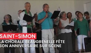 Anniversaire sur scène à Saint-Simon pour la chorale Beaugrenelle