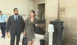 Benalla arrive au tribunal à l'ouverture de son procès en appel à Paris