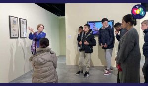 Des collégiens de Rosa-Parks, à Roubaix, "sensibilisés" grâce à l’expo "Fake News"