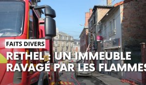 Un violent incendie a ravagé un immeuble de la rue Renan, à Rethel