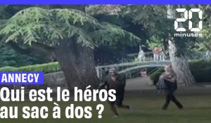 Attaque au couteau à Annecy : Qui est Henri, le héros au sac à dos ? #short