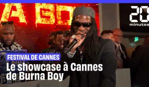 Festival de Cannes : le showcase à Cannes de Burna Boy