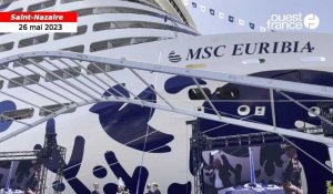 VIDEO. Euribia, le nouveau paquebot des Chantiers de Saint-Nazaire inauguré