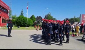 Les Jeunes sapeurs-pompiers dans l'est de la Somme