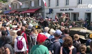 VIDÉO. 79e D-Day : à Arromanches, les premiers véhicules lancent le défilé militaire