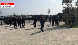VIDÉO. 79e D-Day : Sébastien Lecornu et Ben Wallace arrivent au Mémorial britannique de Ver-sur-Mer