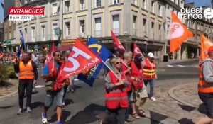 VIDÉO. Manifestation du 6 juin à Avranches : environ 300 personnes défilent contre la réforme des retraites