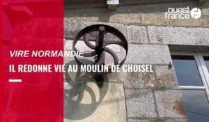VIDEO. A Vire Normandie, ce passionné redonne vie au moulin de Choisel