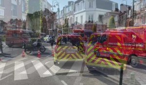 Un violent accident est survenu au niveau du boulevard Basly à Lens