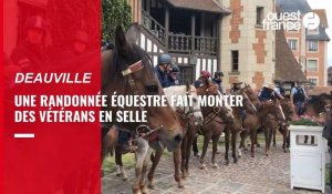 VIDEO. 79e D-Day : à Deauville, des vétérans à cheval pour prévenir le risque de suicide