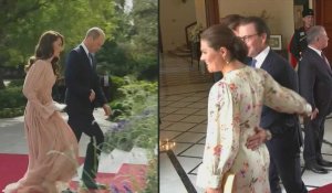 Jordanie: arrivée des couples princiers britannique, suédois au mariage du prince héritier