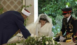 Jordanie: cérémonie de mariage du prince héritier avec Rajwa al-Saif