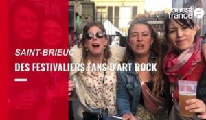VIDÉO. Ces festivaliers fans d'Art Rock à Saint-Brieuc