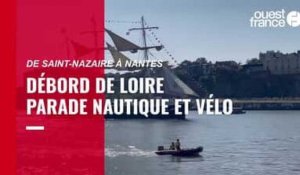VIDEO. Parade nautique et à vélo à Débord de Loire
