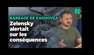 Barrage en Ukraine : Quand Zelensky craignait la destruction de Nova Kakhovka