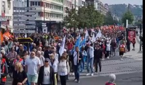 Manifestation au Havre contre la réforme des réformes des retraites mardi 6 juin 2023