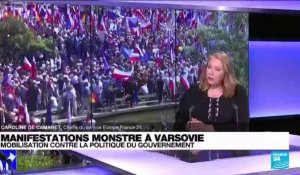 Pologne : manifestation massive contre le gouvernement