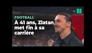 Zlatan Ibrahimovic met fin à sa carrière et dit « au revoir au football » à 41 ans