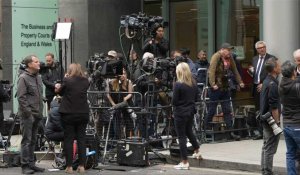 Procès contre un tabloïd: images à l'extérieur du tribunal où le prince Harry doit témoigner
