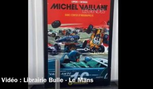 VIDÉO. Le Mans : la librairie rend hommage à "Michel Vaillant", les panneaux dérobés