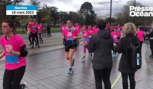 VIDÉO. Près de 16 500 personnes courent contre le cancer du sein à Nantes 