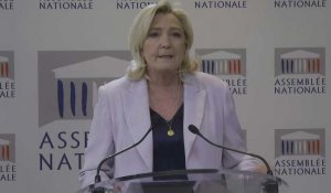 Le Pen accuse Macron d'avoir "conforté le sentiment de mépris" des Français