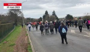 VIDÉO. Manifestation du 23 mars : 1 200 personnes mobilisées à Thouars