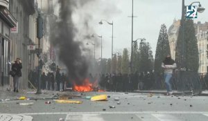 Retraites en France: heurts entre manifestants et policiers à Rennes