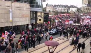 VIDEO. Réforme des retraites : le cortège s'élance au Mans 