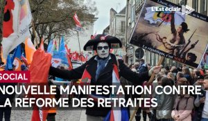 Environ 4000 manifestants présents à Troyes ce jeudi 23 mars 2023
