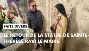 La statue de sainte Thérèse de Lisieux est de retour à Cernay-lès-Reims