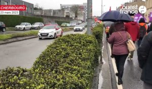VIDÉO. Réforme des retraites : à Cherbourg, les automobilistes klaxonnent en soutien aux manifestants