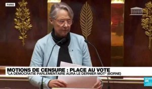 REPLAY - Motions de censure : Elisabeth Borne s'exprime devant l'Assemblée avant le vote