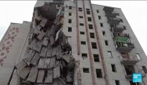 Ukraine : à Lyman, 90 % des habitations ont été détruites