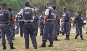 Forte présence policière à Pretoria, l'Afrique du Sud se prépare à la grève générale