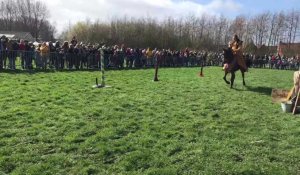 Loon-Plage : au parc Galamé, chevaliers, troubadours et cracheurs de feu fêtent le printemps