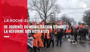 Réforme des retraites : 9e journée de mobilisation à La Roche-sur-Yon