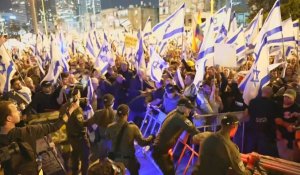 Réforme judiciaire en Israël: heurts entre police et manifestants à Bnei Brak