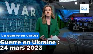 Guerre en Ukraine : la situation au 24 mars 2023, cartes à l'appui