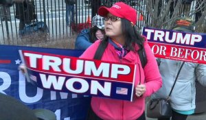 Des partisans de Trump se rassemblent à New York, avant sa possible inculpation