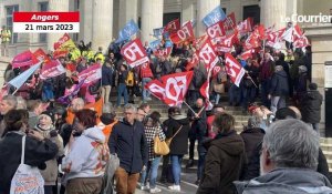  VIDÉO. Blocus de Biopole : des agents territoriaux manifestent devant le tribunal d'Angers