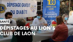 Le Lion's club dépiste le diabète à Laon
