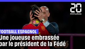 Mondial : Le président de la fédération espagnole critiqué pour avoir embrassé Hermoso sur la bouche