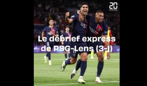 Ligue 1 : Le débrief express de PSG-Lens (3-1) 