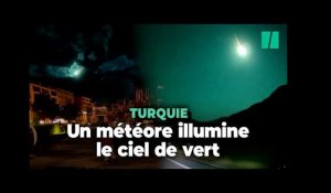 En Turquie, un météore illumine le ciel de vert