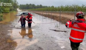 Espagne: interventions de pompiers dans plusieurs régions inondées