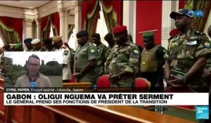 Gabon : le général Oligui prête son serment de "président de la transition"